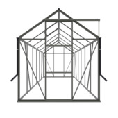 Royal Well Kate IV kweekkas aluminium groen-grijs 7,16 m²