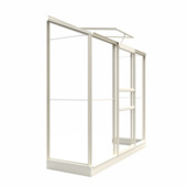 Royal Well Emma II muurkas aluminium wit 1,34 m²