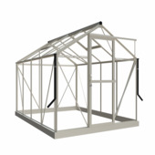 Royal Well Mary II kweekkas aluminium wit 6,17 m²