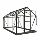 Royal Well Mary IV kweekkas aluminium groengrijs 9,12 m²