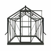 Royal Well Mary II kweekkas full option aluminium groengrijs 6,0 m²