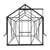 Royal Well Kate I kweekkas full option aluminium zwart 3,67 m²