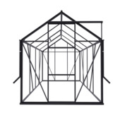 Royal Well Kate II kweekkas full option aluminium zwart 4,83 m²