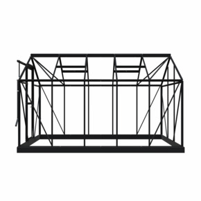 Royal Well Mary III kweekkas aluminium zwart 7,63 m²