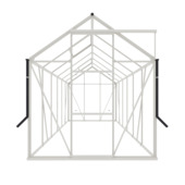 Royal Well Kate IV kweekkas full option aluminium wit 7,16 m²