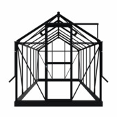 Royal Well Mary IV kweekkas aluminium zwart 8,91 m²