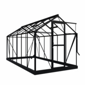 Royal Well Mary IV kweekkas aluminium zwart 9,12 m²