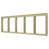 Tuinhek grenen Donau ca. 60x180 cm