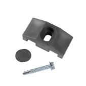 Giardino klem voor vierkante paal antraciet 10 stuks