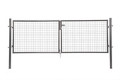 Giardino dubbele tuintuinpoort antraciet verzinkt 175x300 cm (2 x 150 cm)