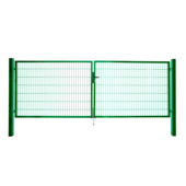 Giardino dubbele tuinpoort Roma/Milano groen 100 x 400 cm (2 x 200 cm)