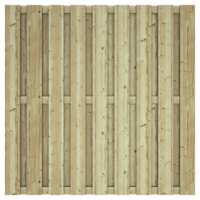 Schutting Royal grenen hout 180 x 180 cm 17 planks