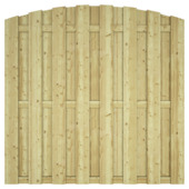 Schutting Jumbo grenen hout toog 180 x 180 cm