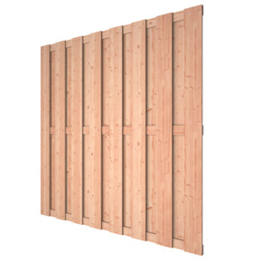 Schutting Douglas recht hout 180 x 180 cm