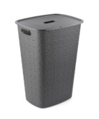 Curver Softex Wasmand met deksel 56L - Antraciet