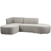 WOOOD loungeset tuin Chois zand kleurig polyolefin links