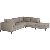 WOOOD loungeset tuin Sicilië taupe textiel rechts