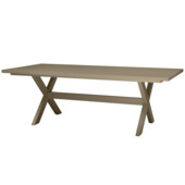 WOOOD picknicktafel Delta groen/zand aluminium 220 x 105 cm