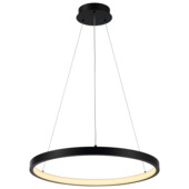 KARWEI hanglamp June 3-step dim zwart 25W Ø57,5cm