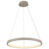 KARWEI hanglamp June 3-step dim beige 25W Ø57,5cm