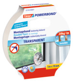 Tesa Powerbond montagetape transparant 19 mm x 5 m