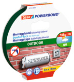Tesa Powerbond Outdoor montagetape groen 5 m x 19 mm