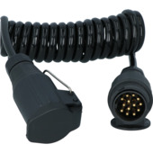 Carpoint spiraal trailer verlengkabel 13p - 13p stekker/stekkerdoos