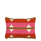 Kussen tufted roze - l35xb25xh10cm