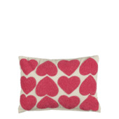 Kussen hart roze - l35xb25xh10cm