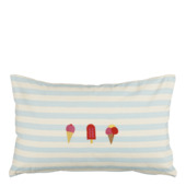 Kussen ijsje licht blauw - l55xb35xh10cm