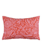 Kussen bloemen roze - l55xb35xh10cm