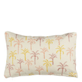 Kussen palmboom off white - l55xb35xh10cm