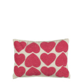 Kussen hart off white - l55xb35xh10cm