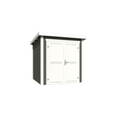 Tuinhuis Sara vurenhout  groen/wit 200 x 200 cm