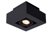 Lucide spot Xirax zwart