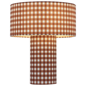 KARWEI tafellamp Charlie bruin Ø25 x 30cm