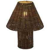 KARWEI tafellamp Amy bruin Ø23 x 28cm
