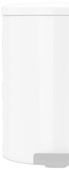 Brabantia prullenbak NewIcon 30 L wit