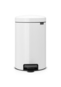 Brabantia prullenbak NewIcon 12 L wit