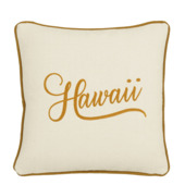 Kussen oker Hawaii - l45xb45xh10cm