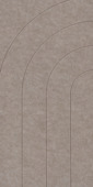 Viltpaneel 4 lijnen taupe 60x30 cm