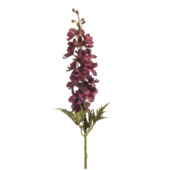 Delphinium spray burgundy 84cm