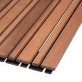 Lattenwand voor buiten 2 breedtes 236x55 cm, dikte 34mm