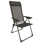 Standenstoel zwart verstelbaar/opvouwbaar 111 x 66 x 57,5 cm