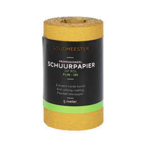 Goudmeester schuurrol P180 5 m