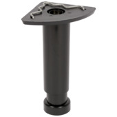 Duraline meubelpoot rond zwart Ø3,5x12x18 cm