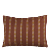 Kussen streep donker bruin - l70xb50xh10cm