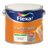 Flexa EasyCare muurverf gebroken wit RAL 9010 mat 2,5 liter