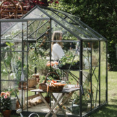 Royal Well Kate I kweekkas full option aluminium groengrijs 3,67 m²