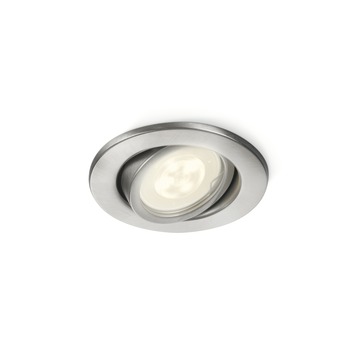 Philips Inbouwspot Fresco RVS incl. LED lichtbron